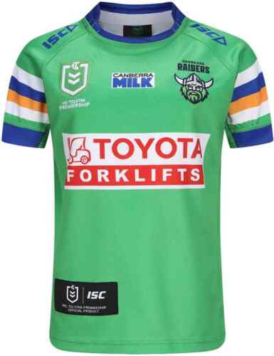 Canberra Raiders 2024 NRL Kids Home Jersey Sizes 6-14 BNWT