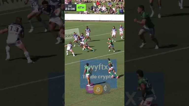 A powerful try by Cotric! #WeAreRaiders #NRL