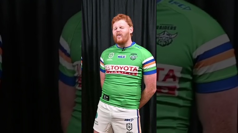 Do an impersonation of one of your teammates - part two #WeAreRaiders #NRL