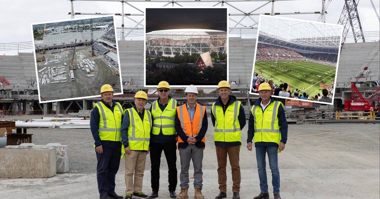 Is this the answer to Canberra's stadium woes? Raiders get special tour of $628m venue