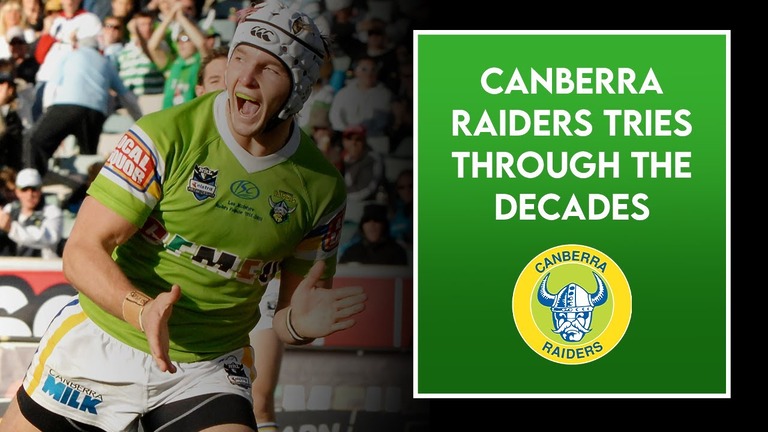 VIDEO | Canberra Raiders tries through the decades