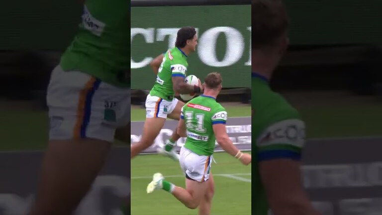 No one's stopping Savage #WeAreRaiders #Canberra Raiders #NRL