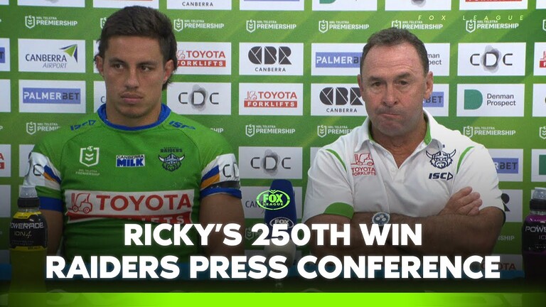VIDEO | Ricky SOUNDS OFF despite flawless start | Raiders press conference | Fox League