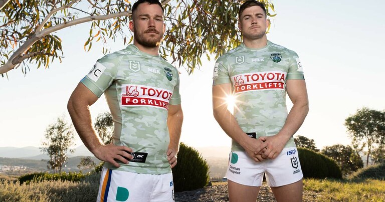 'It gives you goosebumps': Raiders reveal special jersey for ANZAC Round