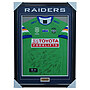 Canberra Raiders Football Club 2024 NRL Official Team Signed Guernsey Framed