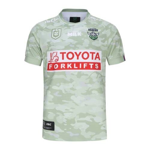 Canberra Raiders 2024 Anzac Round Jersey Sizes Small - 5XL, Kids 12 - 14 NRL ISC
