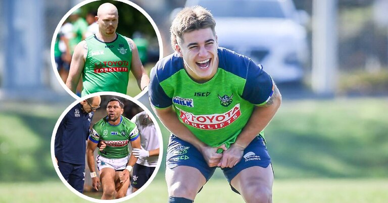 Hefty injuries rock Raiders duo as speedy teen earns NRL debut