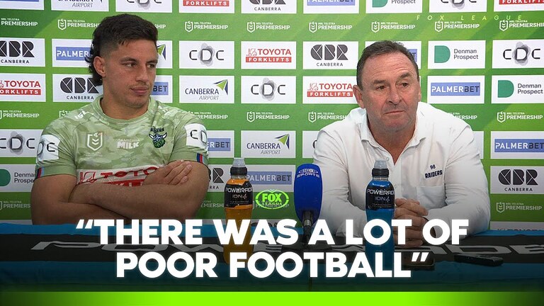 VIDEO: Ricky apologises for grim loss | Raiders Press Conference | Fox League