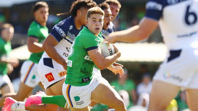 ‘Ready for anyone’: The ‘chaotic’ 18yo Raider set to make his NRL debut after ‘surreal’ rise