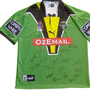 SIGNED 2002 Canberra Raiders NRL rugby league jersey L