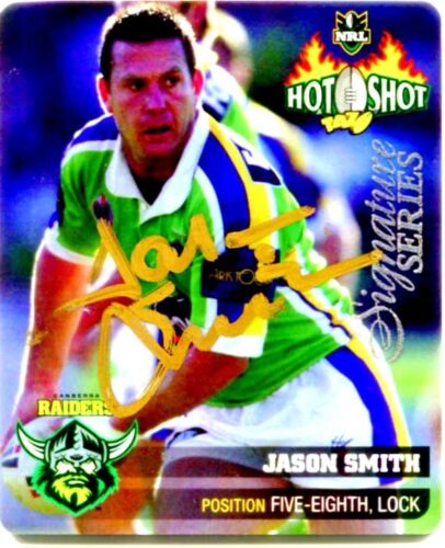 2006 NRL SIGNATURE SERIES TAZO JASON SMITH CANBERRA RAIDERS 1/20 ONLY