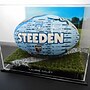 Signed Laurie Daley NSW State Of Origin NRL Football - Proof COA - Raiders