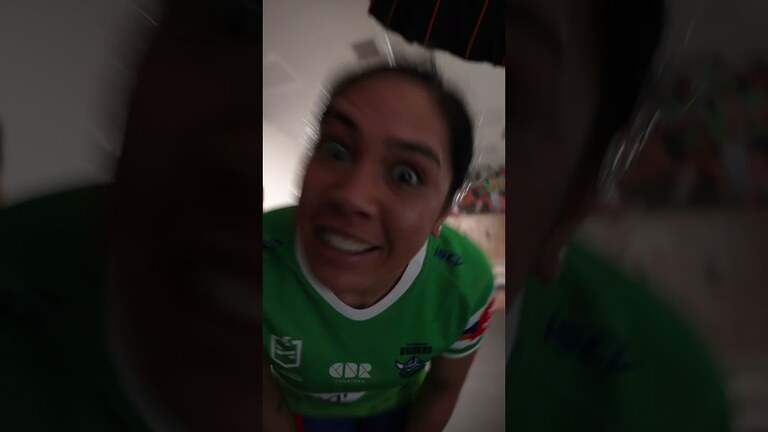 VIDEO: BTS of our NRLW content day 📸 #WeAreRaiders #NRLW