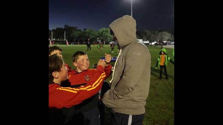 VIDEO: Mic'd up at Gungahlin Bulls juniors training