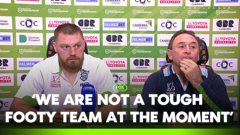 VIDEO: Ricky lost for words on what went wrong for Raiders | Canberra Press Conference | Fox League