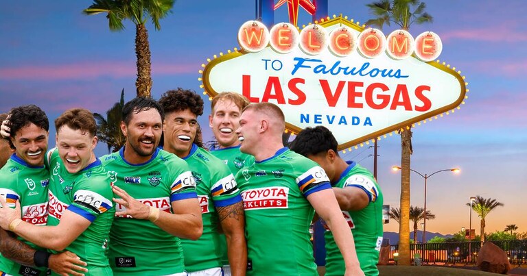 Vegas, baby! NRL rival clears way for Raiders to play in Sin City ...