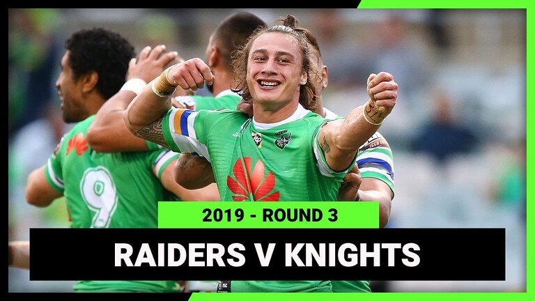 NRL 2019 | Canberra Raiders v Newcastle Knights | Full Match Replay | Round 3