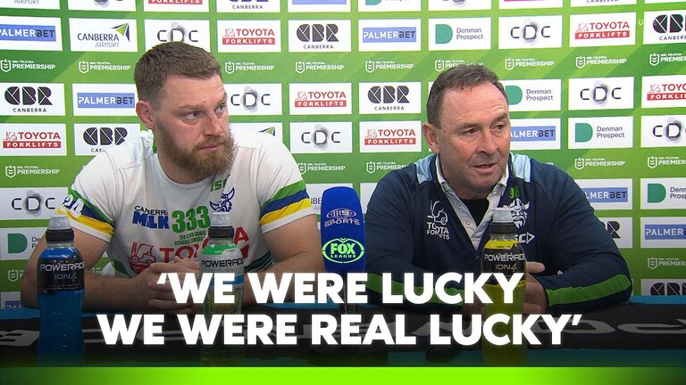 VIDEO: Ricky still has belief in Raiders | Canberra Press Conference | Fox League