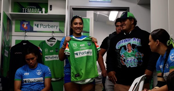 02:38 
 NRLW News  Felice Quinlan jersey presentation 
 40 mins ago