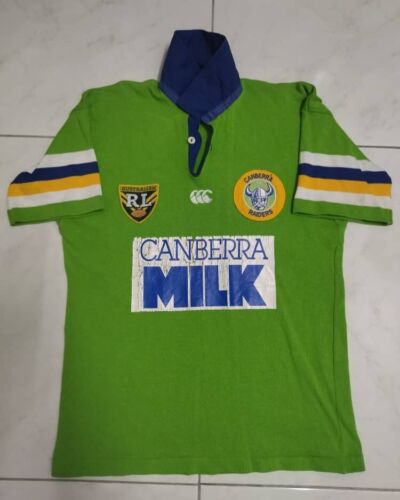 Canberra Raiders Vintage Canterbury Rugby League Jersey Shirt NSWRL NRL AFL ARL