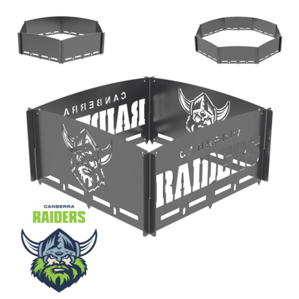 Flat Pack Campfire Ring - Canberra Raiders (NRL)