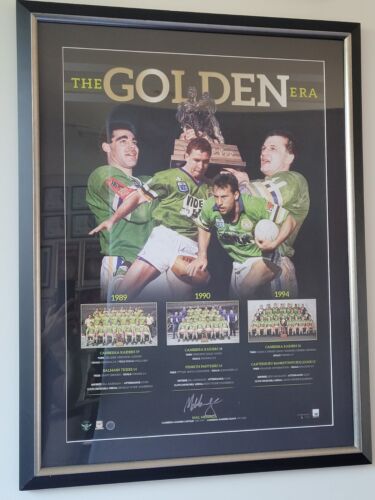 Canberra Raiders Memorabilia - The GOLDEN Era! Limited Edition