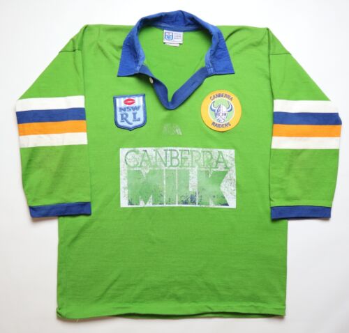 CANBERRA RAIDERS 1994/1995 NSWRL RUGBY LEAGUE SHIRT JERSEY KIT 90s M SPORT MEN L