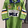 CANBERRA RAIDERS 1995 MILK VINTAGE PEERLESS SHIRT JERSEY SMALL (M)