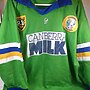 Canberra Raiders ARL Jersey XL c.1995 #13 Bradley Clyde Milk sponsr Good Fellows