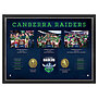 Canberra Raiders The Historical Series Official NRL Montage Print Framed