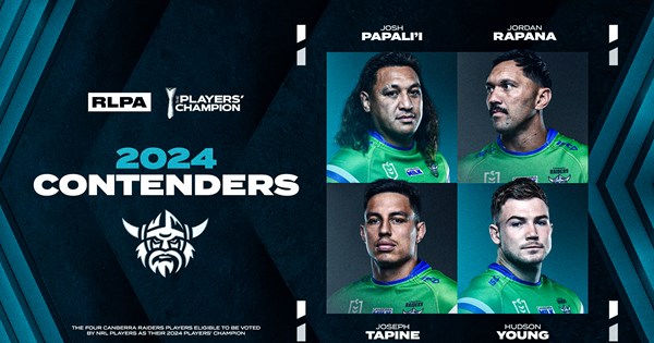 Contenders confirmed for 2024 Players' Champion award