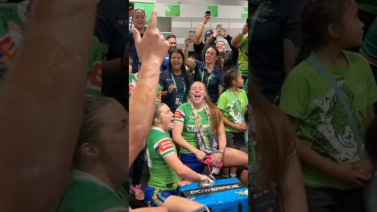 VIDEO: Finishing the season on a high! #WeAreRaiders #NRLW