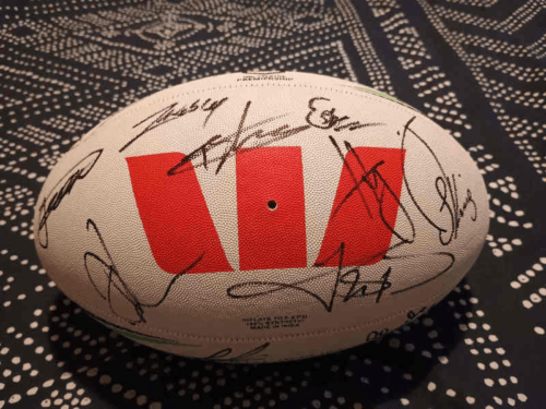 Canberra Raiders Signed Football 2024 Steeden - COMES WITH PHOTO PROOF