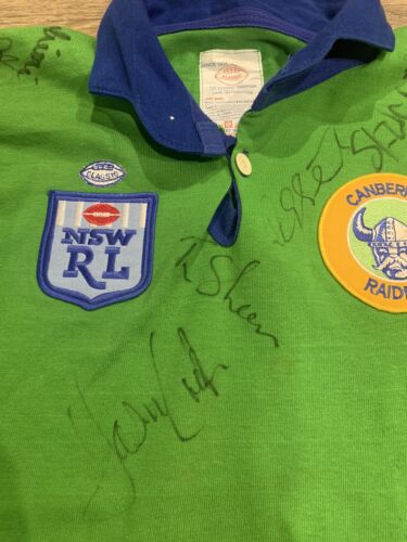 Canberra Raiders Signed Jersey