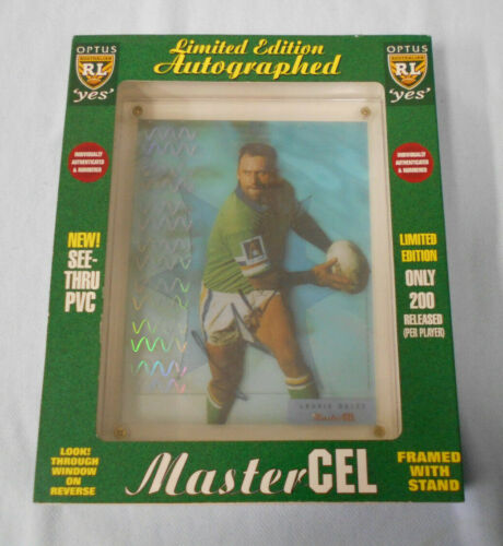 #EE.   SIGNED 1996  LAURIE DALEY  CANBERRA RAIDERS  RUGBY LEAGUE  MASTER CEL