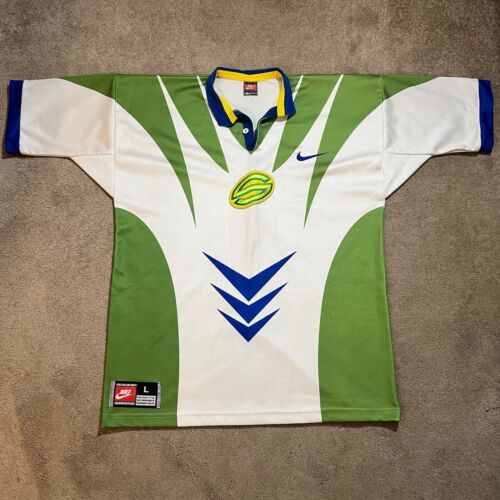 Canberra Raiders 1997 Nike Super League Jersey - Size Large - Rare - NRL