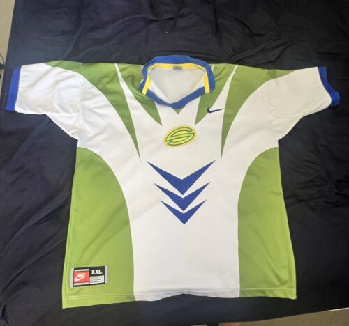 Canberra Raiders 1997 Nike Super League Jersey - Size 2XL - Rare