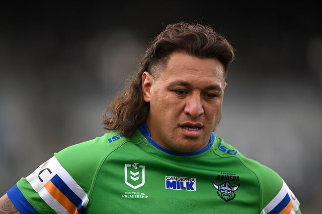 Raiders prop Josh Papalii pleads not guilty to abusing police in bar