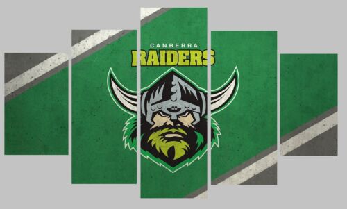 5 Canberra Raiders Canvas Prints - Official NRL Logo