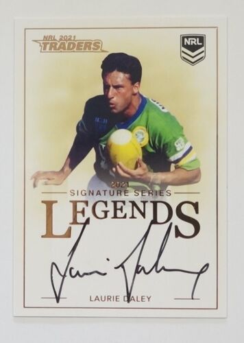 2021 TLA Legends Signature Series L18 Laurie Daley Canberra Raiders 028/208