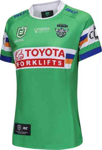 Canberra Raiders 2025 NRL Ladies Home Jersey Sizes 8-24 BNWT