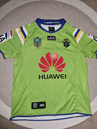 Canberra Raiders 2024 NRL Mens Storm Jacket Sizes S-7XL BNWT