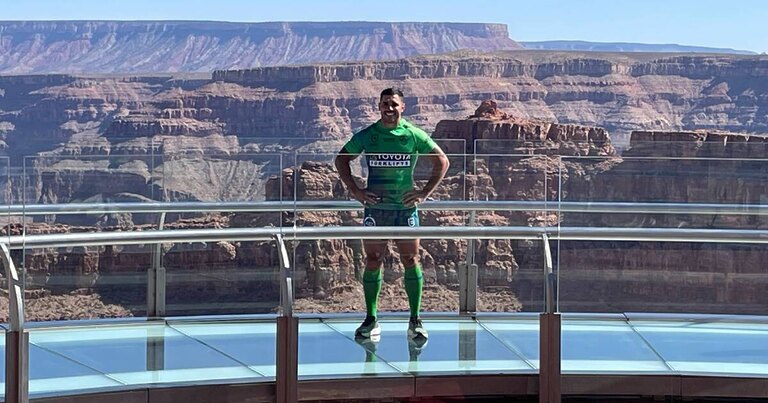 Fear tackled: Fogarty conquers heights at Grand Canyon