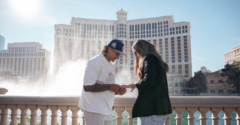 'Make the most of it': Once in a lifetime Vegas trip inspires Raider's proposal