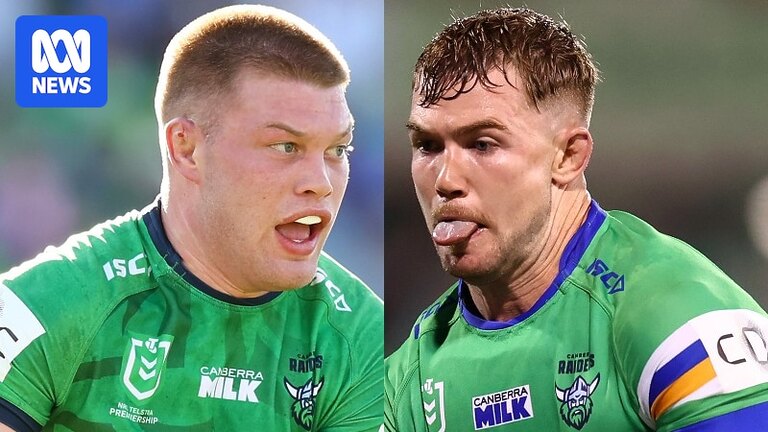 Canberra Raiders pair Hudson Young and Morgan Smithies apologise for Las Vegas 'scuffle'