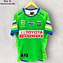 TREY MOONEY CANBERRA RAIDERS 2024 MATCH WORN JERSEY SIGNED NRL Rugby League XL