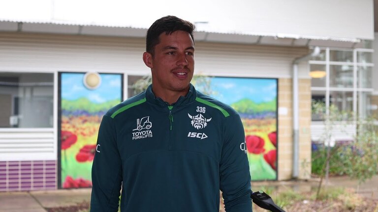 VIDEO: Raiders visit schools across ACT as part of NRL School Blitz