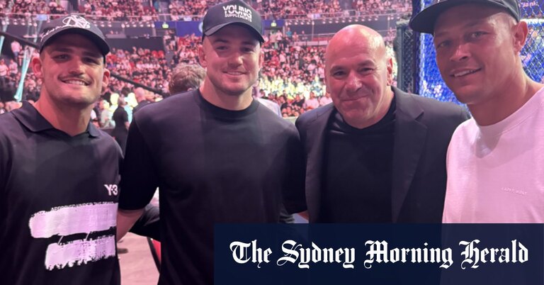 Canberra Raiders invite Dana White to blow Viking horn before Vegas opener