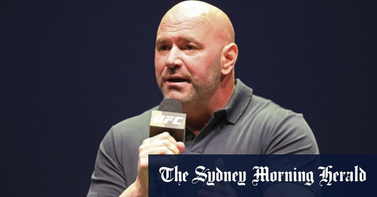 Dana White knocks back invitation to blow Canberra's Viking horn