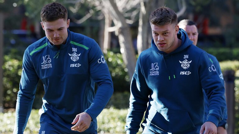 Canberra Raiders duo Hudson Young and Morgan Smithies fined by NRL over Las Vegas hotel stoush